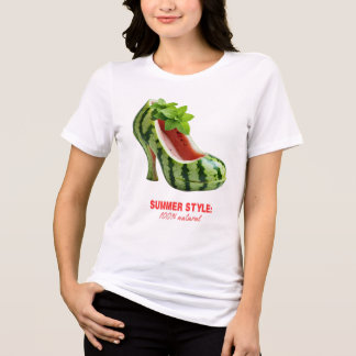 Watermelon High Heel – Juicy Summer Style Tri-Blend Shirt