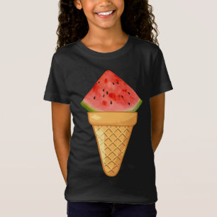 WATERMELON ICE CREAM - FUNNY FRUIT AND ICE CREAM C T-Shirt
