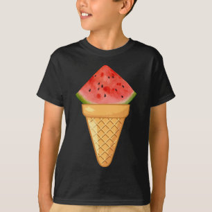 WATERMELON ICE CREAM - FUNNY FRUIT AND ICE CREAM C T-Shirt