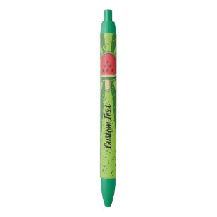 Watermelon Ice Cream Stick Black Ink Pen