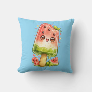Watermelon Ice Pop Kawaii Cushion Pillow