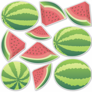 Watermelon Icon Set Stickers
