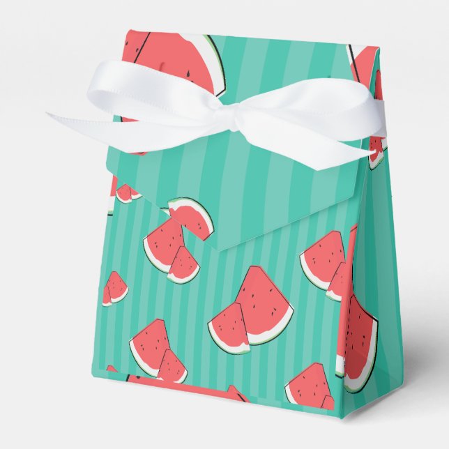 Watermelon Illustration Favour Box (Front Side)