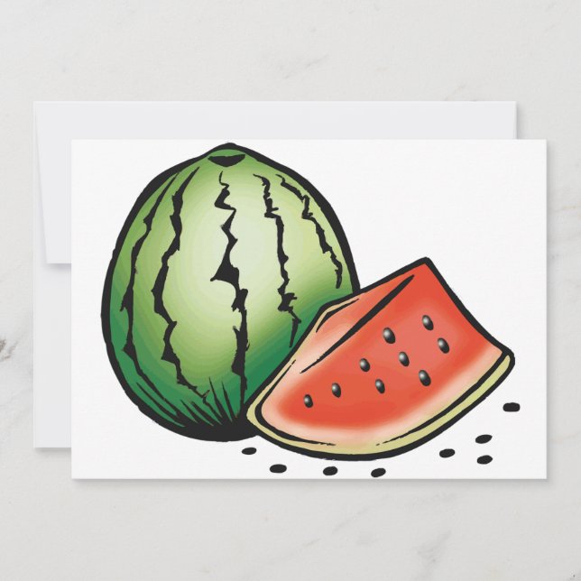 Watermelon Invitations (Front)