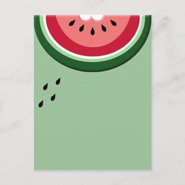 watermelon invite postcard (Front)
