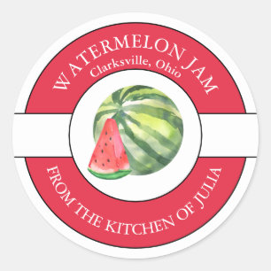 Watermelon Jam Label