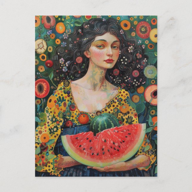 Watermelon Joy Postcard (Front)