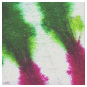 Watermelon Kaleidoscope Tie-Dye Fabric