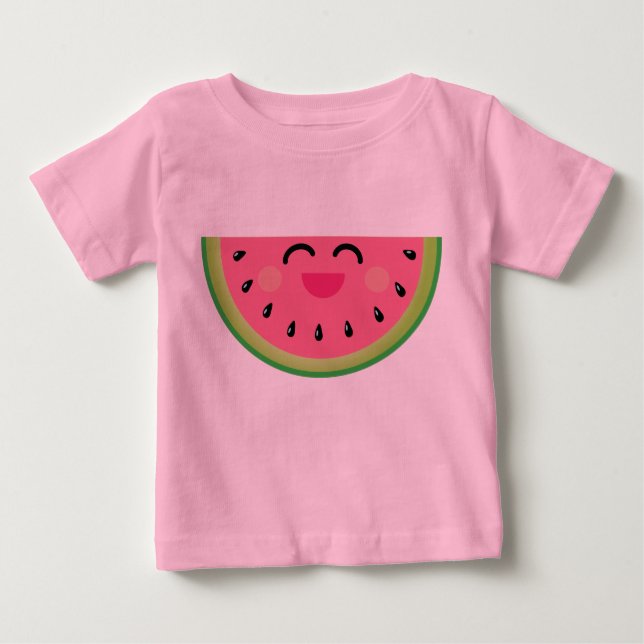 Watermelon Kawaii Baby Tee (Front)