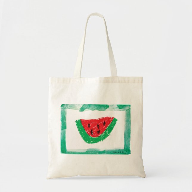 Watermelon - Kids Art for CHOC Tote Bag (Front)