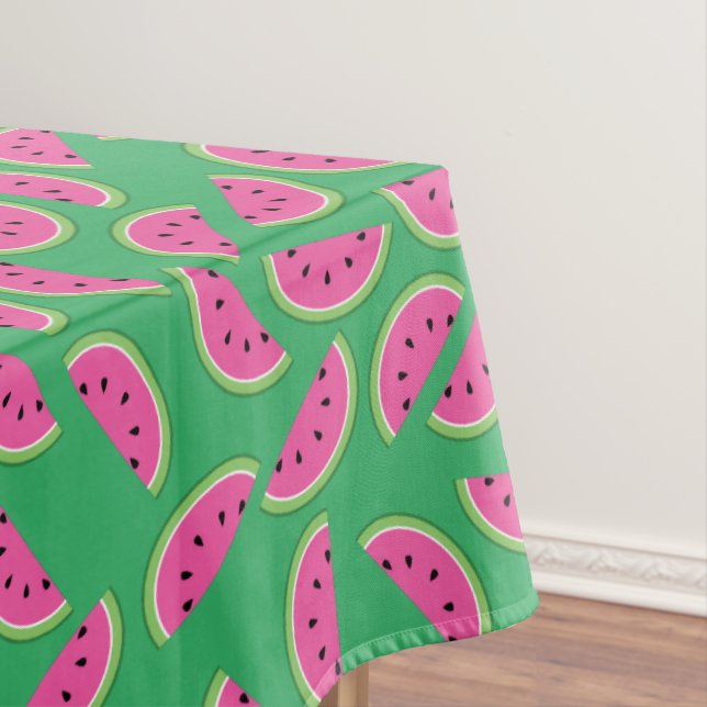 Watermelon Kid's Birthday Cute Summer Tablecloth (In Situ)