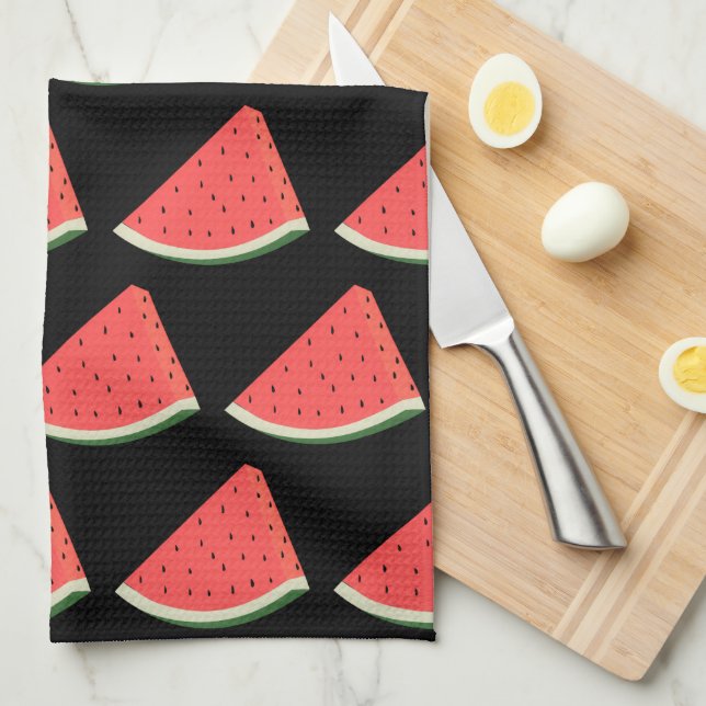Watermelon Kitchen Towel - Custom Colours (Quarter Fold)