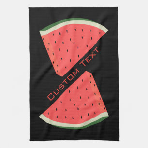 Watermelon Kitchen Towels - Custom Text and Colour
