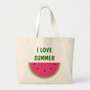 Watermelon Large Tote Bag