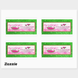 Watermelon layered soap sticker