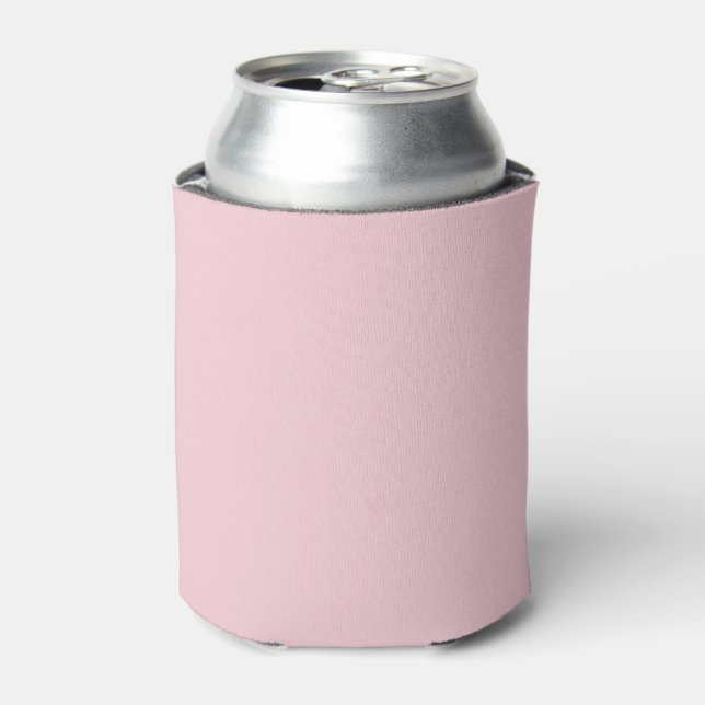Watermelon Lollipop Pink Solid Colour  Can Cooler (Can Front)