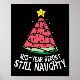 Watermelon Mid Year Report Still Naughty Christmas Poster