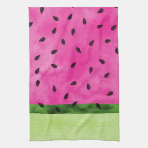Watermelon Modern Tea Towel