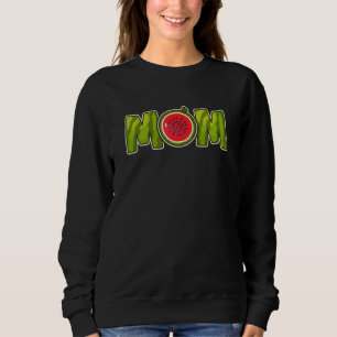 Watermelon Mom Mommy Family Summer Fruit Tropical Sweatshirt