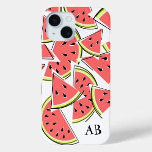 Watermelon 'Monogram' iPhone 6 case vertical