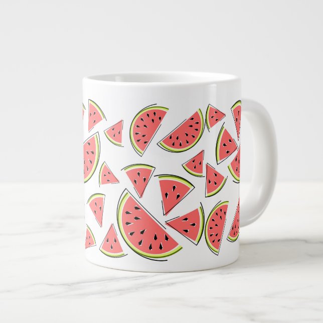Watermelon Multi Large Coffee Mug (Front Right)