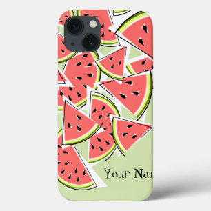 Watermelon 'Name' green iPad case