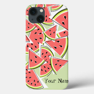 Watermelon 'Name' green iPad Mini case