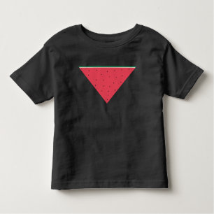 Watermelon on inverted red triangle resistance toddler T-Shirt