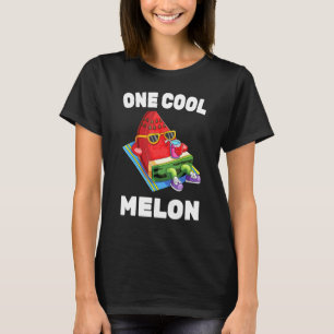 Watermelon - One Cool Melon - Summer - Vegan - Fru T-Shirt