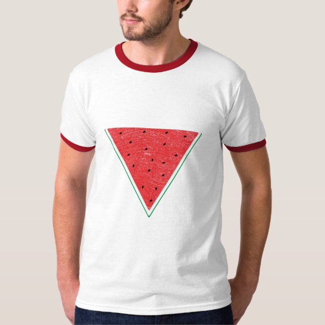watermelon Palestine فلسطين T-Shirt (Front)