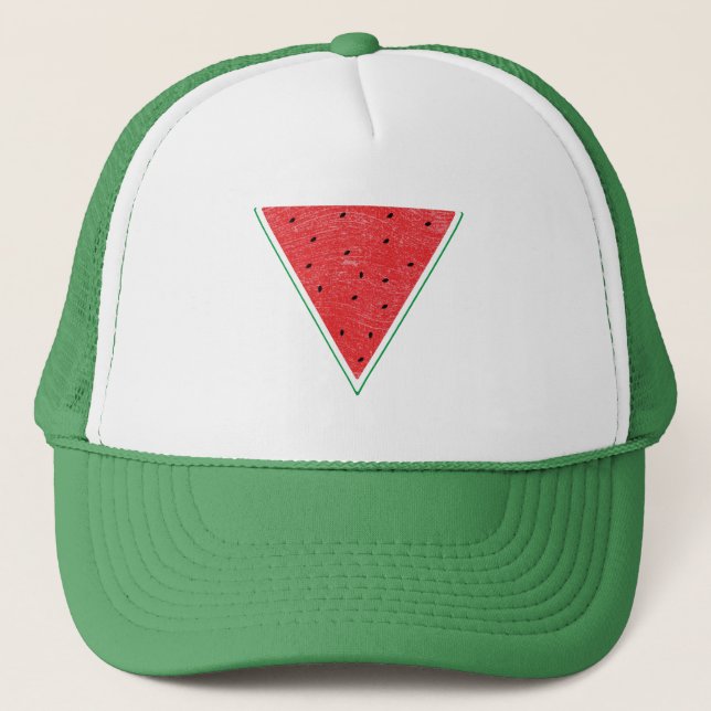 watermelon Palestine فلسطين Trucker Hat (Front)