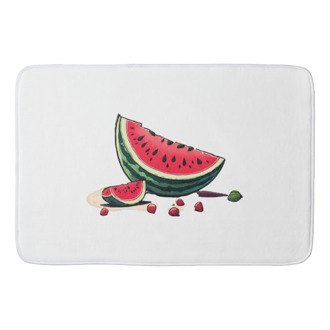 Watermelon Palestine Bath Mat (Front)