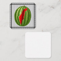 Watermelon Palestine Map Slice