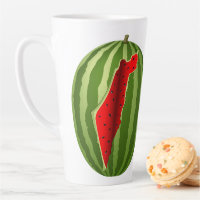 Watermelon Palestine Map Slice