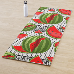 Watermelon Palestine Map Slice Yoga Mat