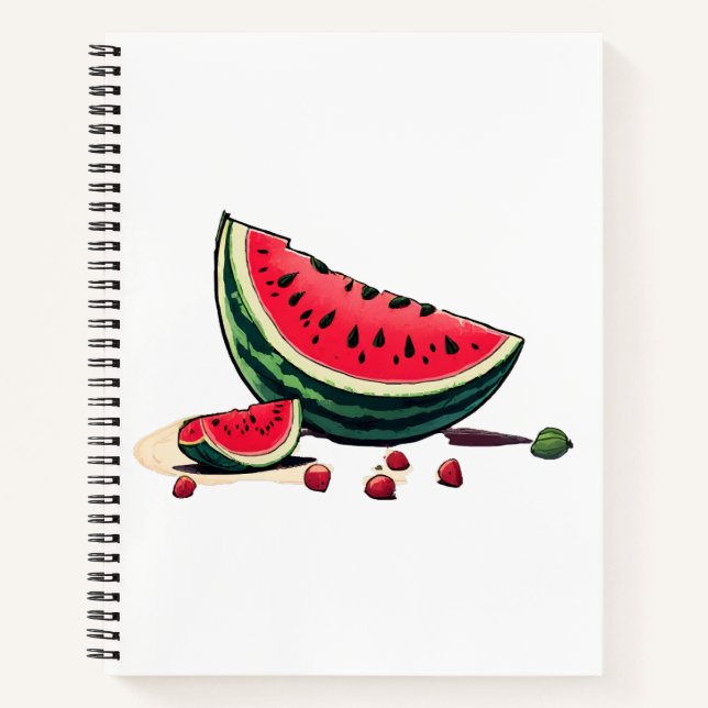 Watermelon Palestine Notebook (Front)