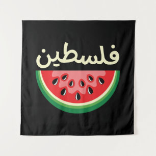 Watermelon Palestine Will Be Free Tapestry