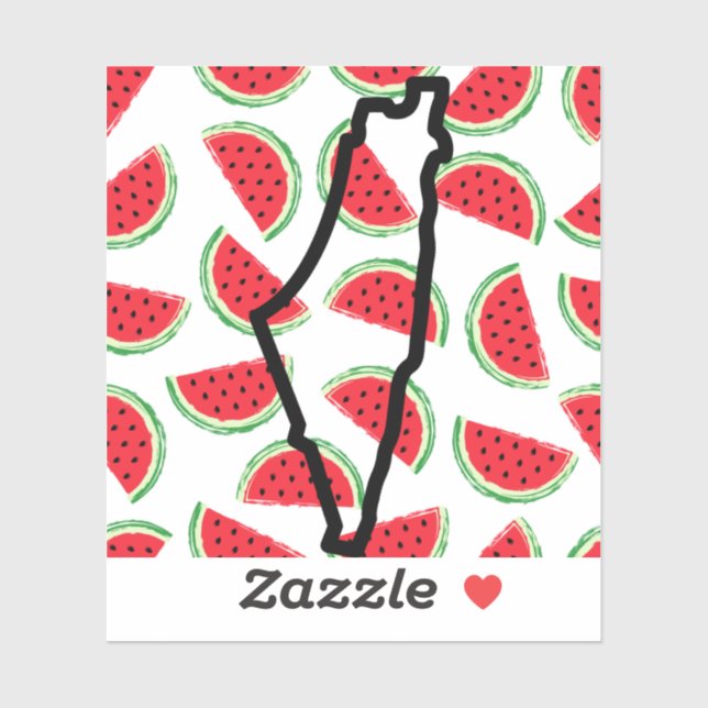 Watermelon Pali 3x3 sticker (Sheet)