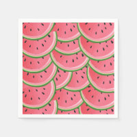 Watermelon Paper Napkins Summer fruit Melon Picnic