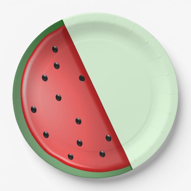 Watermelon Paper Plate (Front)