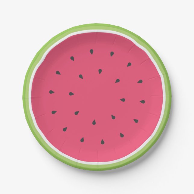 Watermelon Paper Plate (Front)