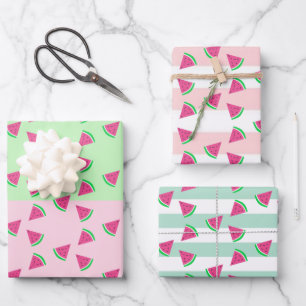 Watermelon Party Wrapping Paper Sheet
