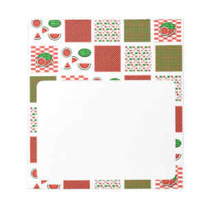 Watermelon Patchwork Notepad