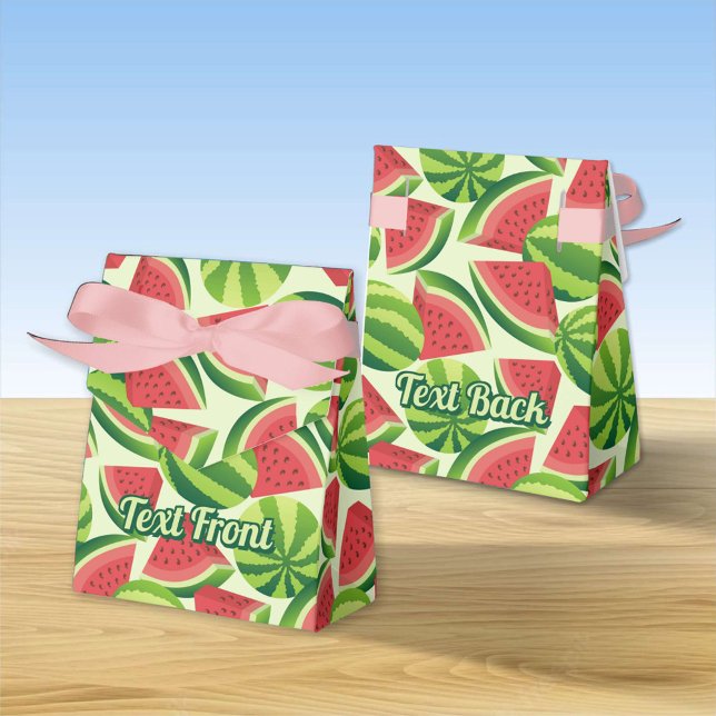 Watermelon Patern Favour Box (Creator Uploaded)