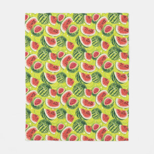 Watermelon Pattern 2 Fleece Blanket
