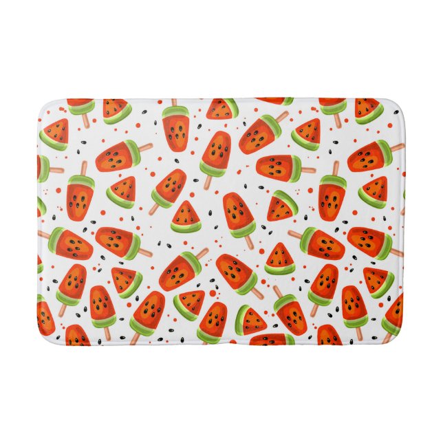 Watermelon pattern bath mat (Front)