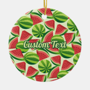 Watermelon Pattern Ceramic Tree Decoration