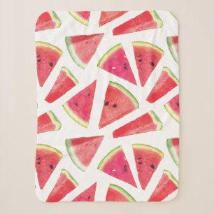 Watermelon Pattern Creation 2 Sherpa Blanket