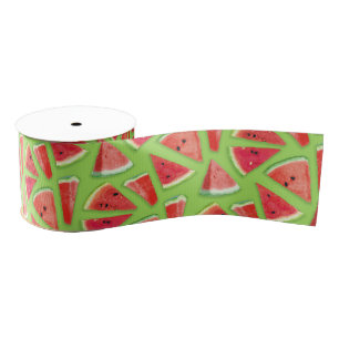 Watermelon Pattern Creation 3 Grosgrain Ribbon
