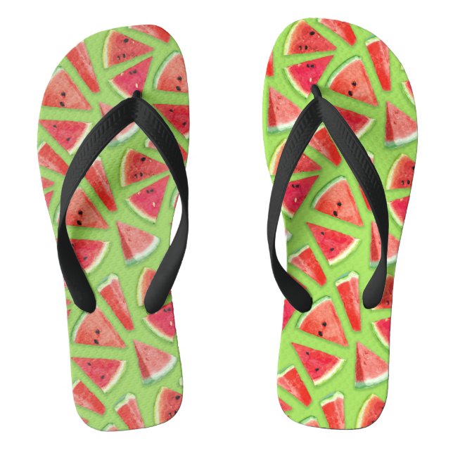 Watermelon Pattern Creation 3 Jandals (Footbed)